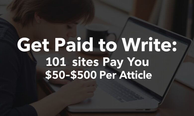 get paid to write